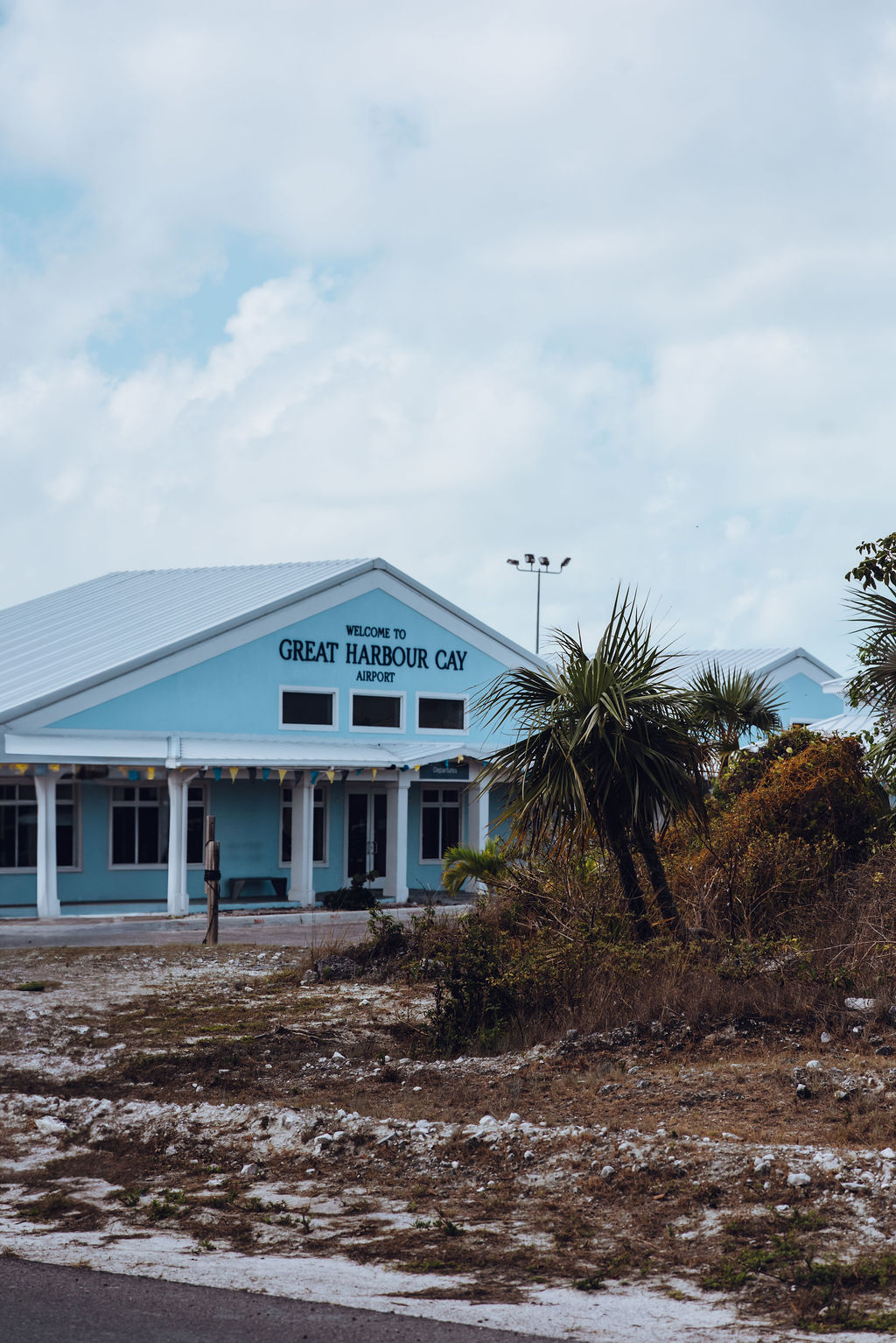 The Great Harbour Cay airport terminal