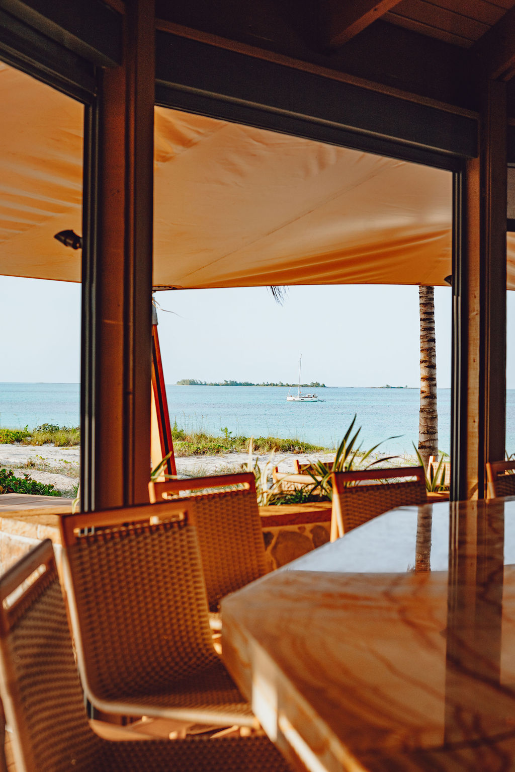 The view from the bar