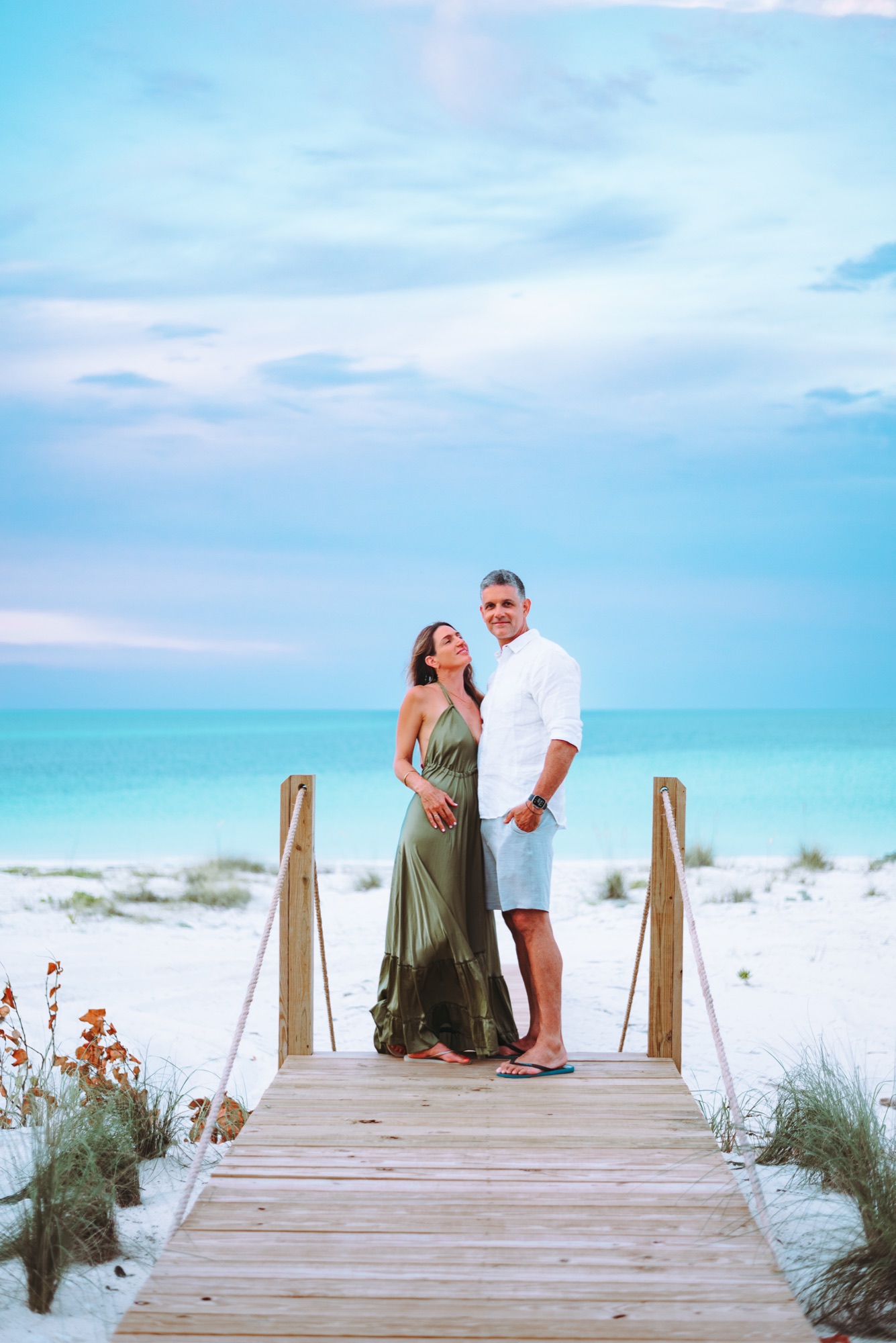 Couple on the boardwalk