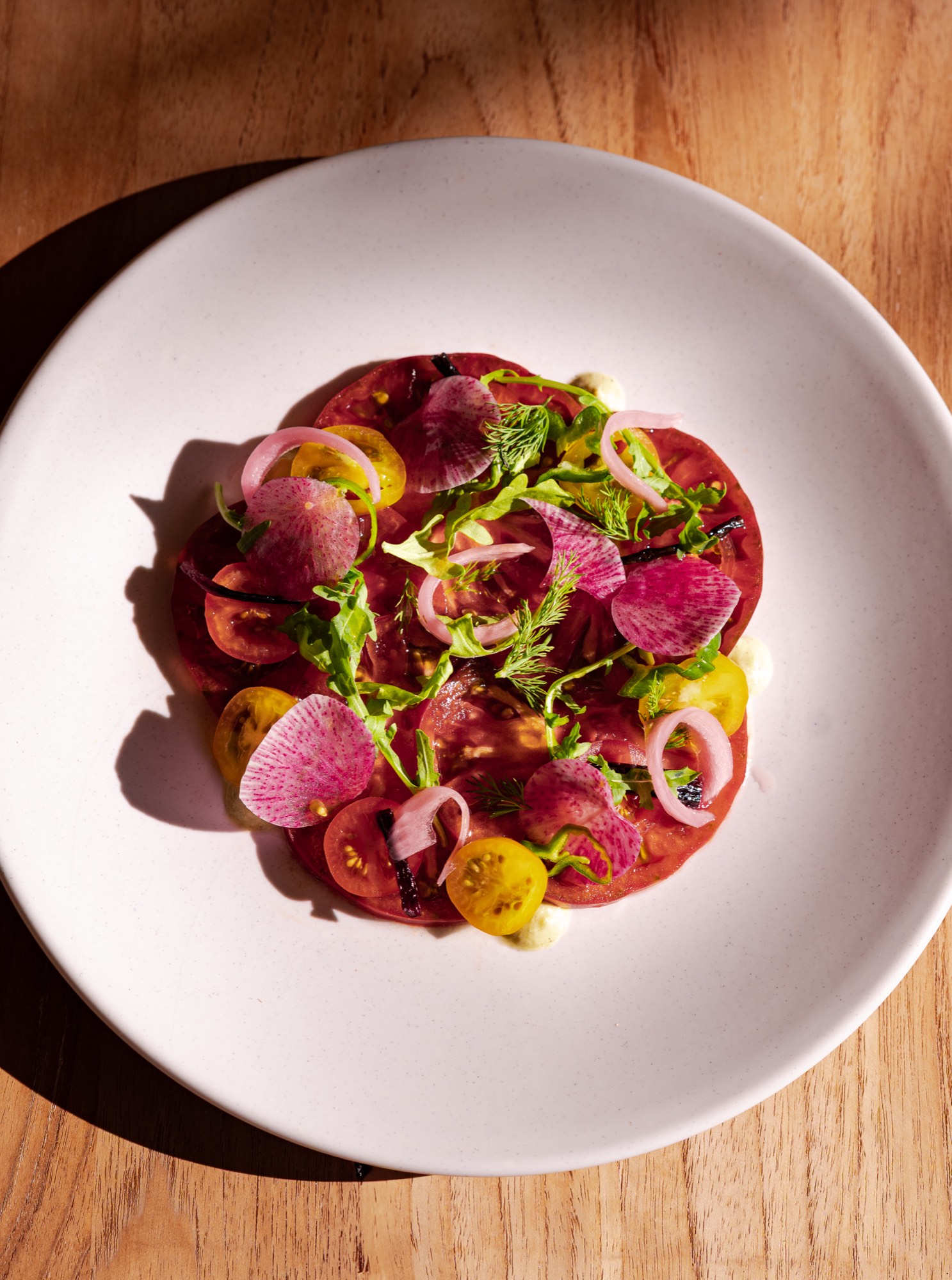 Heirloom tomato plate