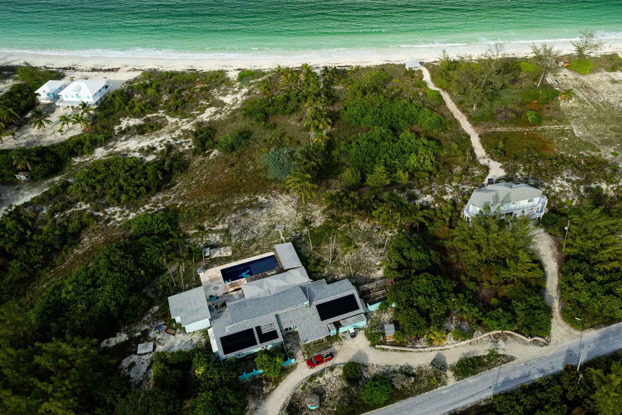 Soul Fly Lodge from the air